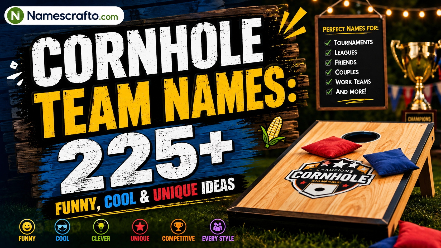 Cornhole Team Names