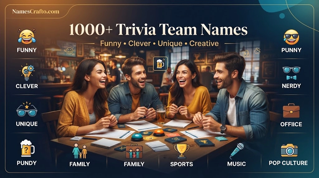 Trivia Team Names
