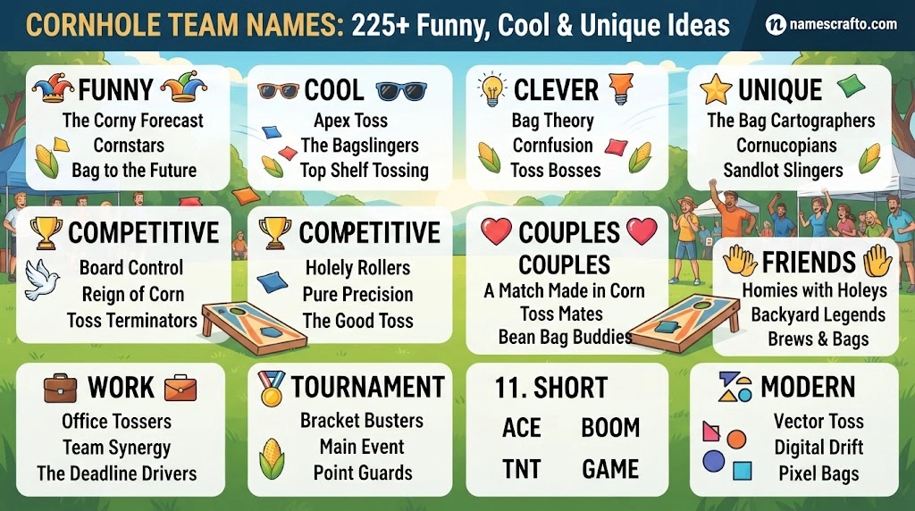Cornhole Team Names