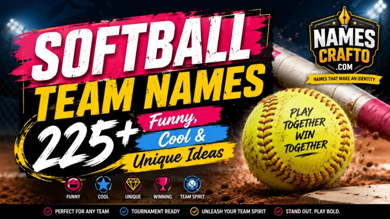 Softball Team Names