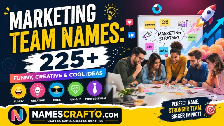 Marketing Team Names