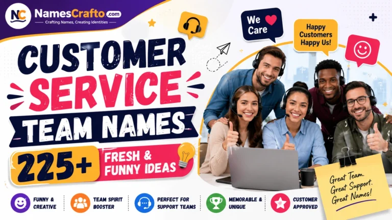 Customer Service Team Names