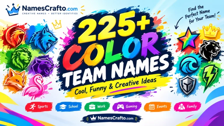 Color Team Names