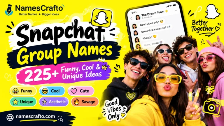 Snapchat Group Names