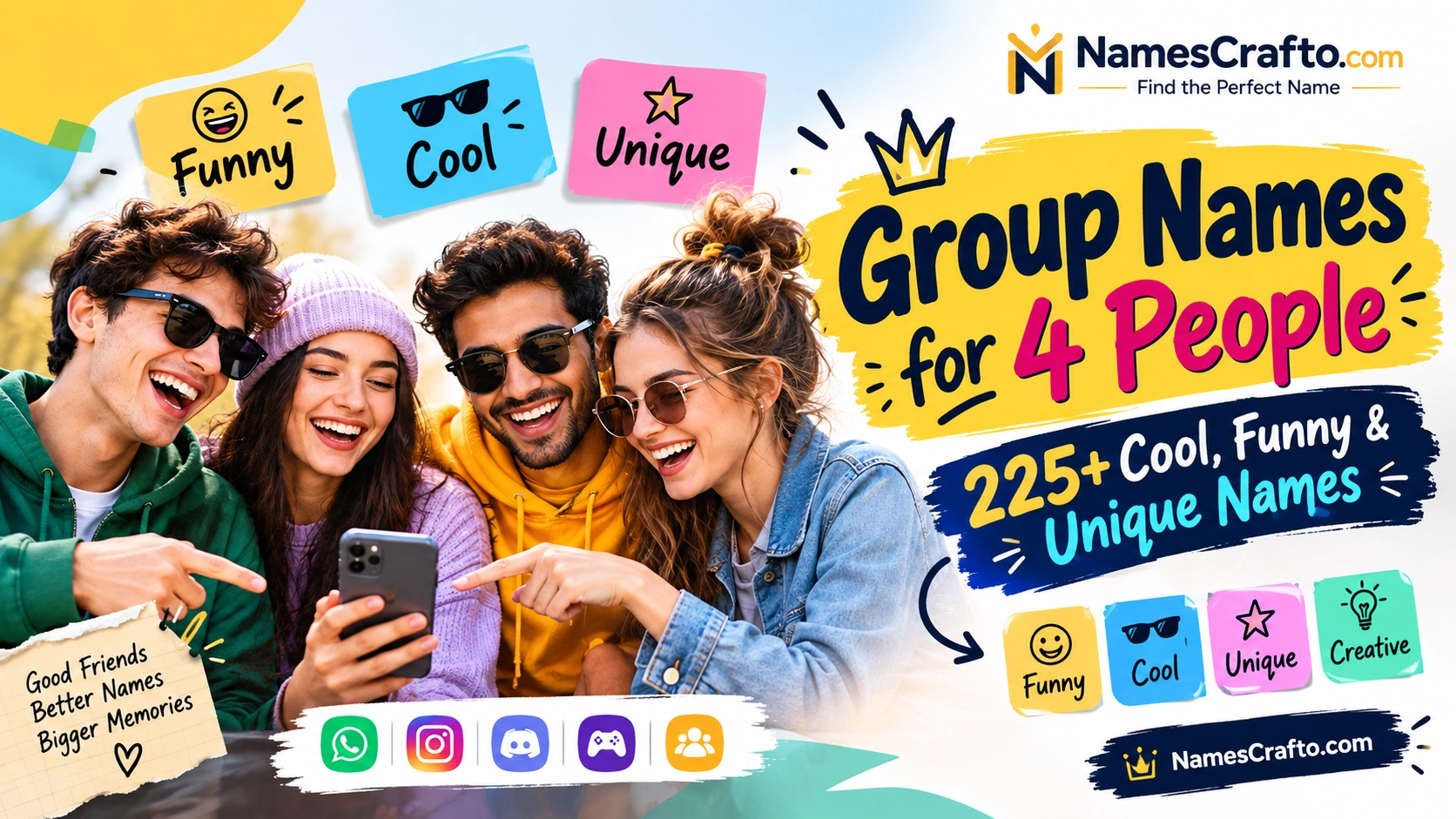 Group Names for 4 People