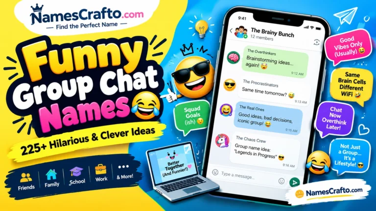 Funny Group Chat Names