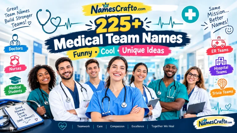 Medical Team Names