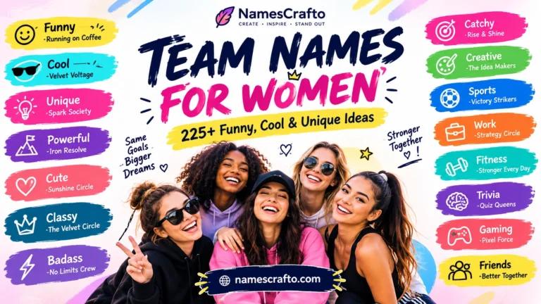 Team Names for Women