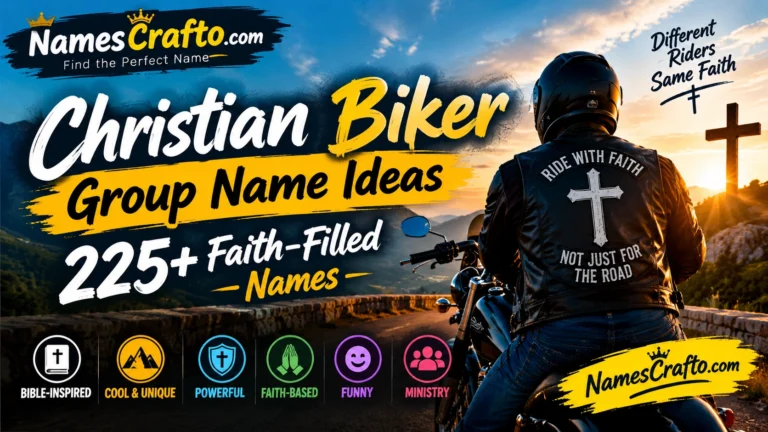 Christian Biker Group Name Ideas