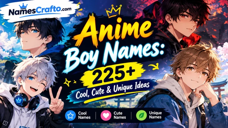 Anime Boy Names