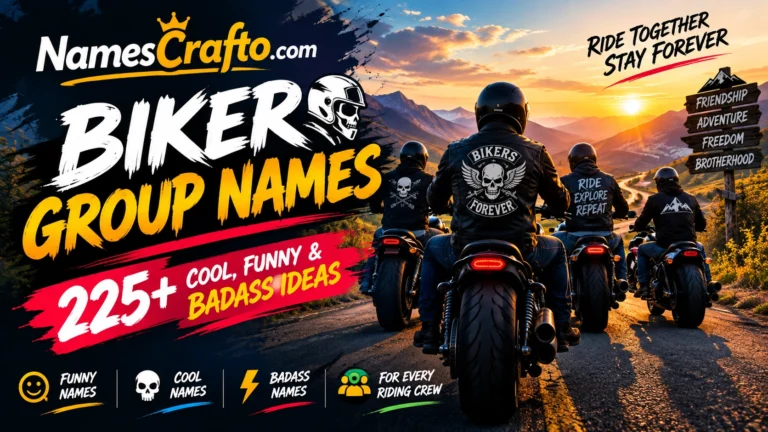Biker Group Names