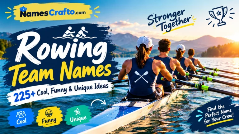 Rowing Team Names