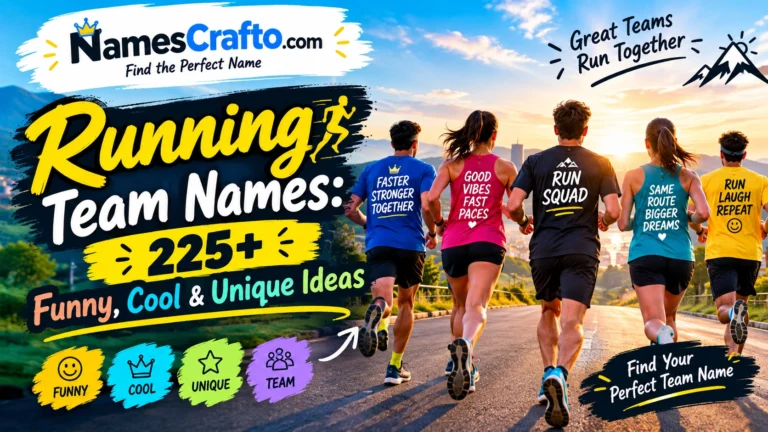 Running Team Names