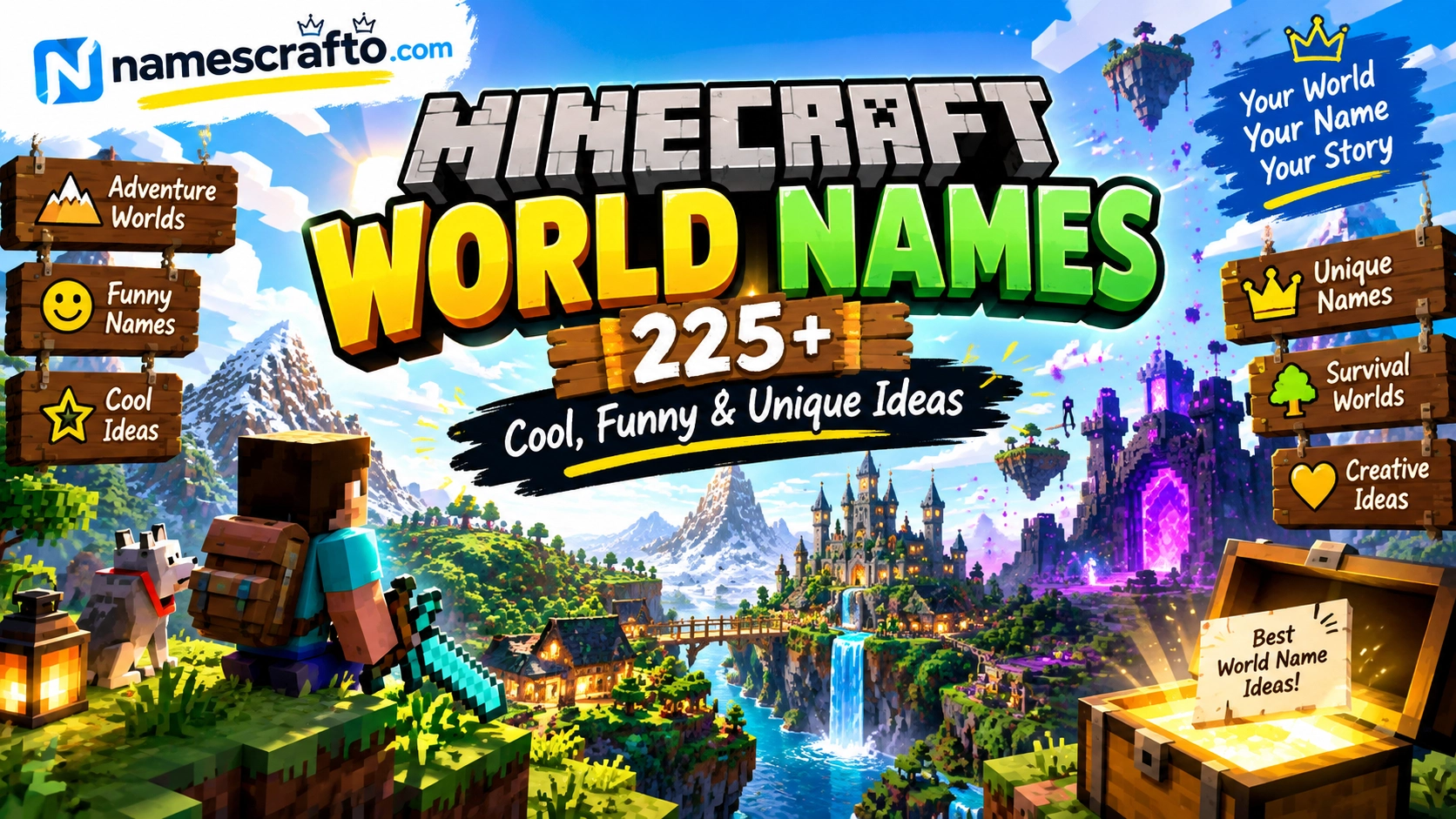 Minecraft World Names