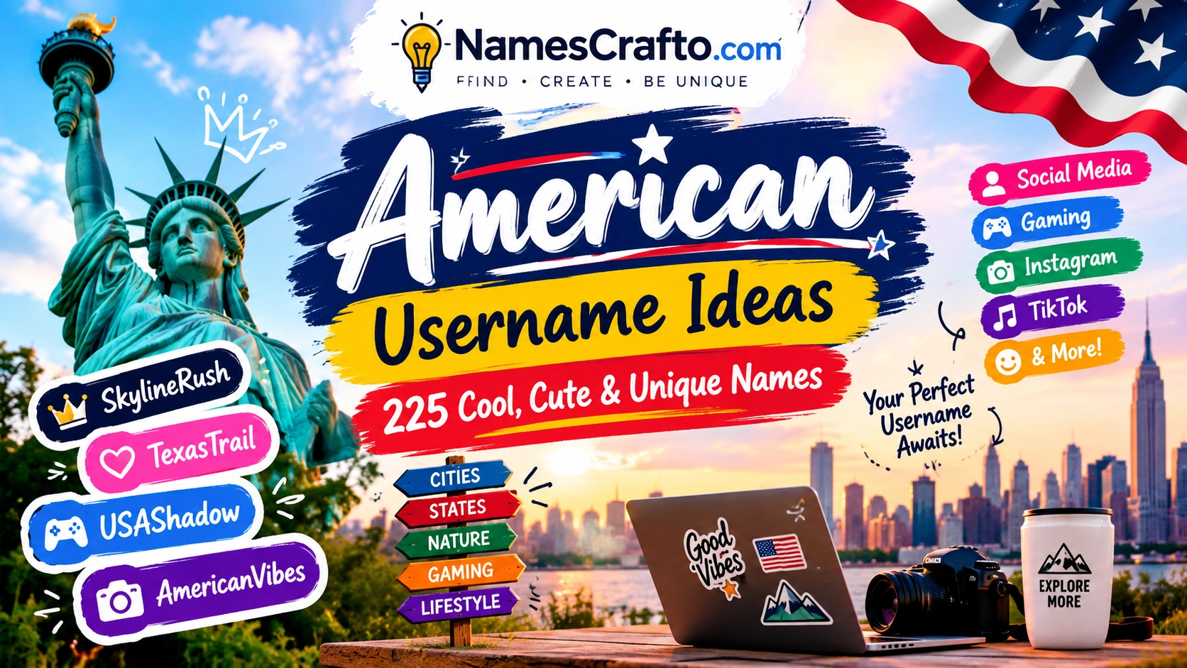 American Username Ideas
