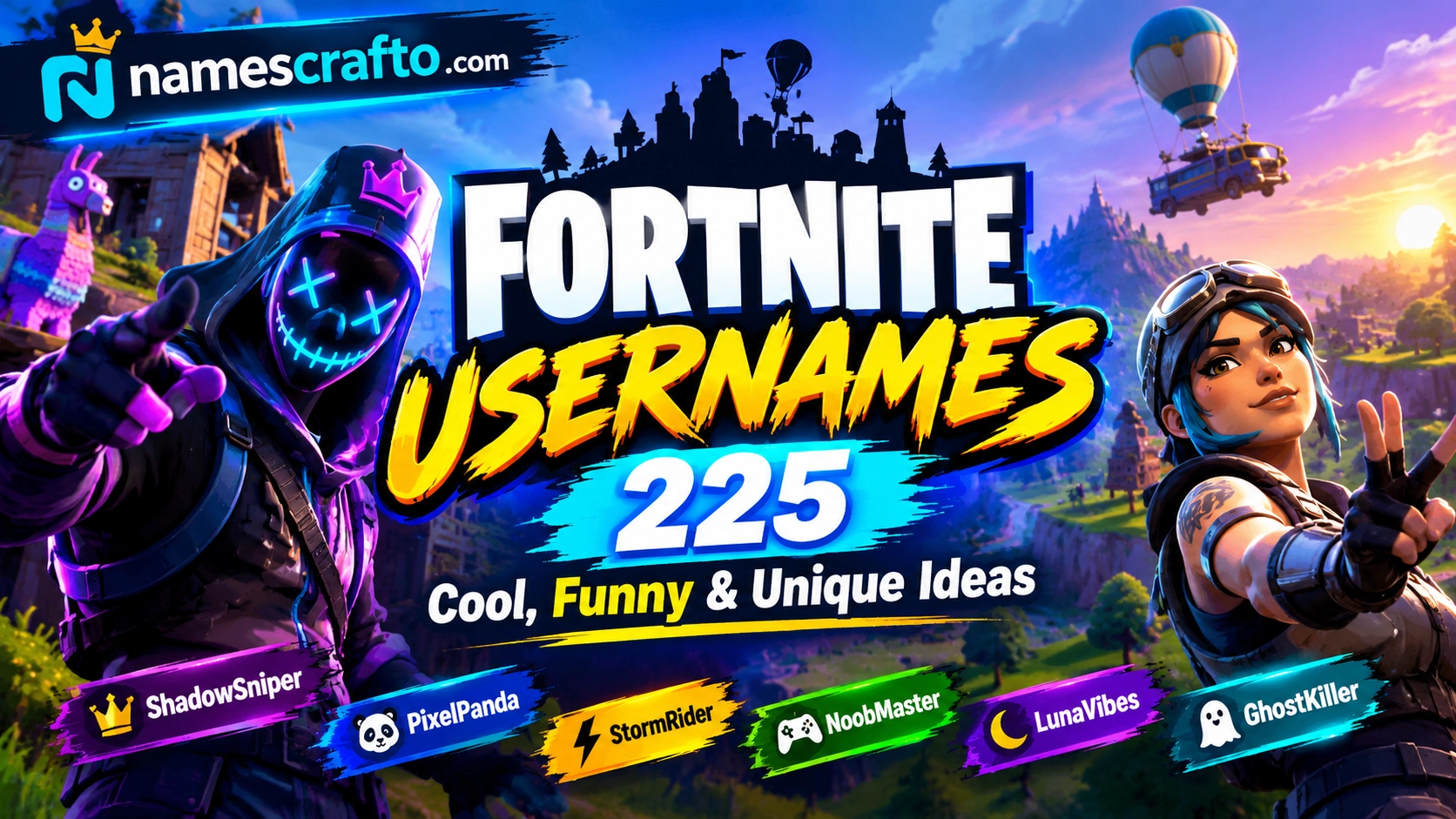 Fortnite Usernames