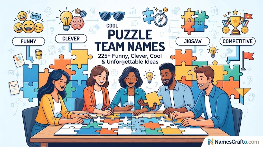 Puzzle Team Names