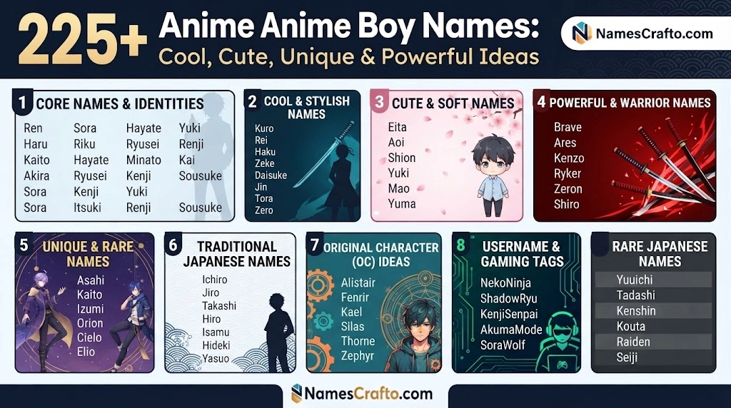 Anime Boy Names
