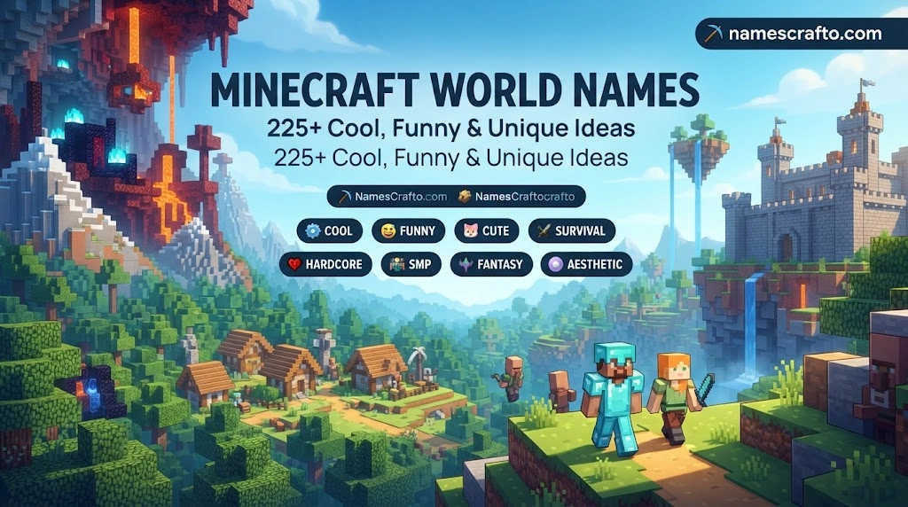 Minecraft World Names