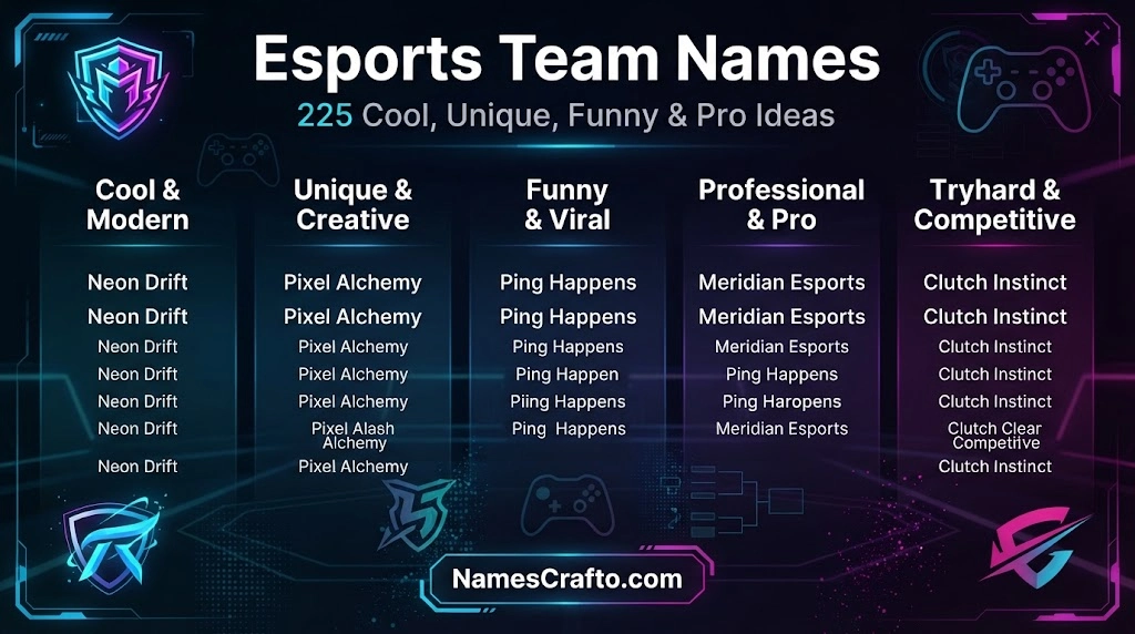 Esports Team Names