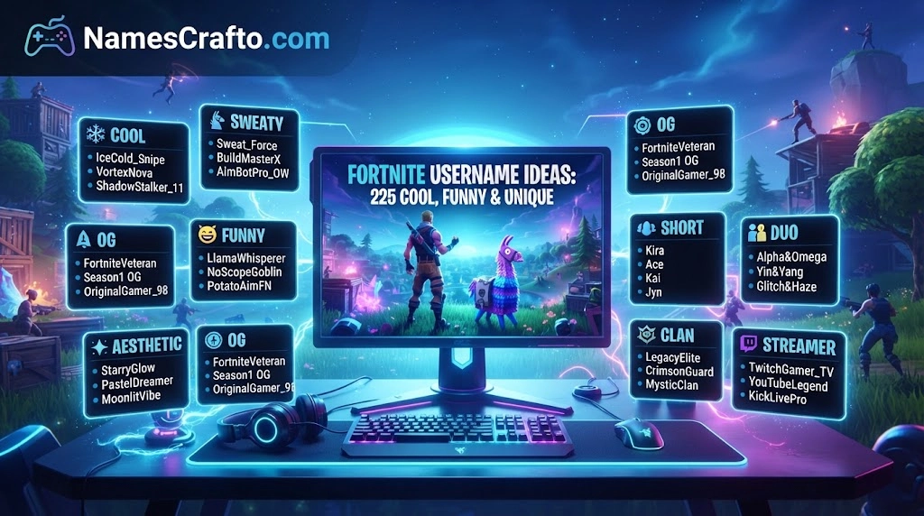 Fortnite Usernames