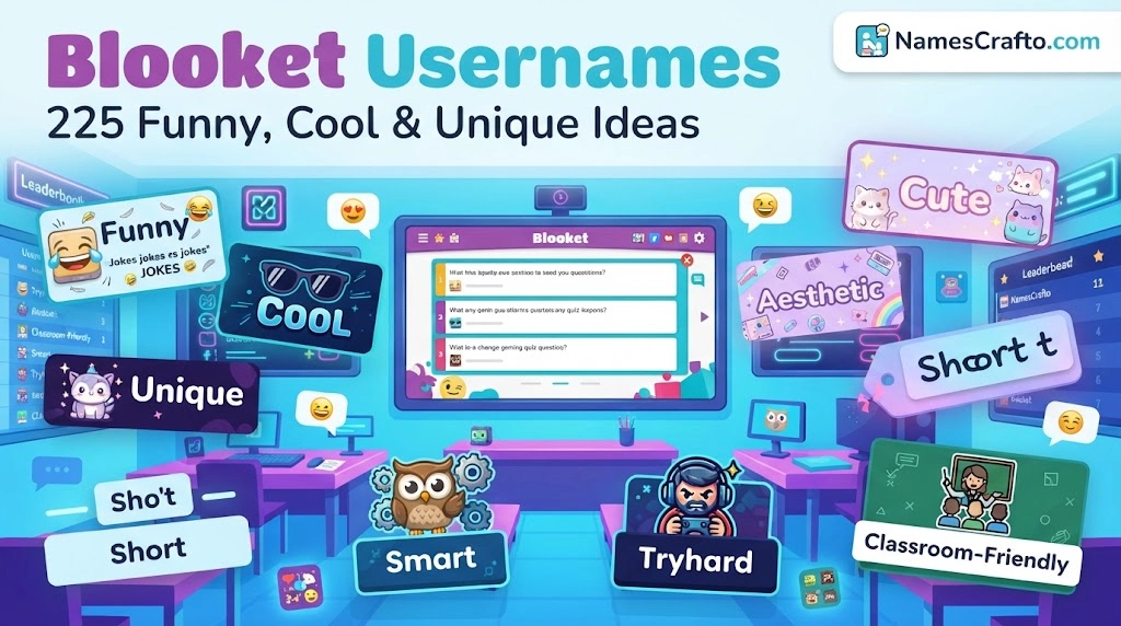 Blooket Usernames