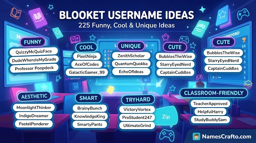 Blooket Usernames