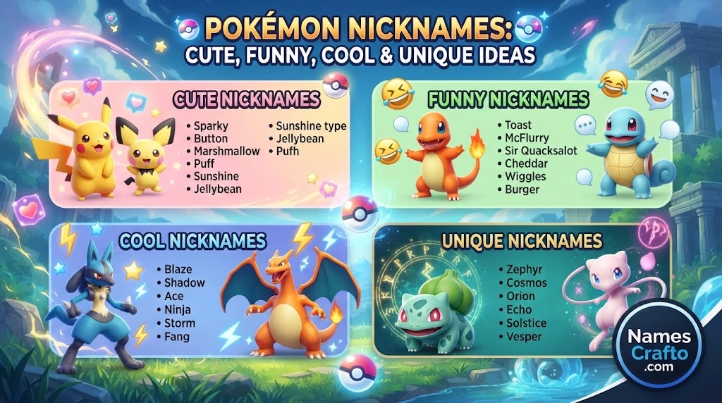 Pokémon Nicknames