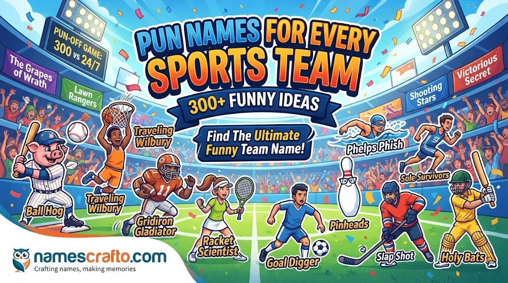 Pun Names for Every Sports Team