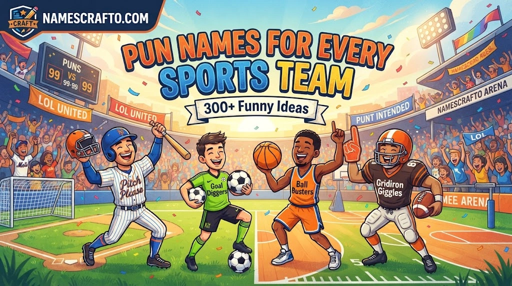 Pun Names for Every Sports Team