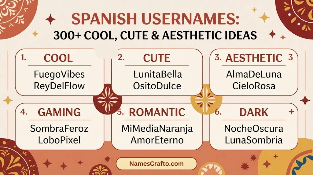 Spanish Usernames