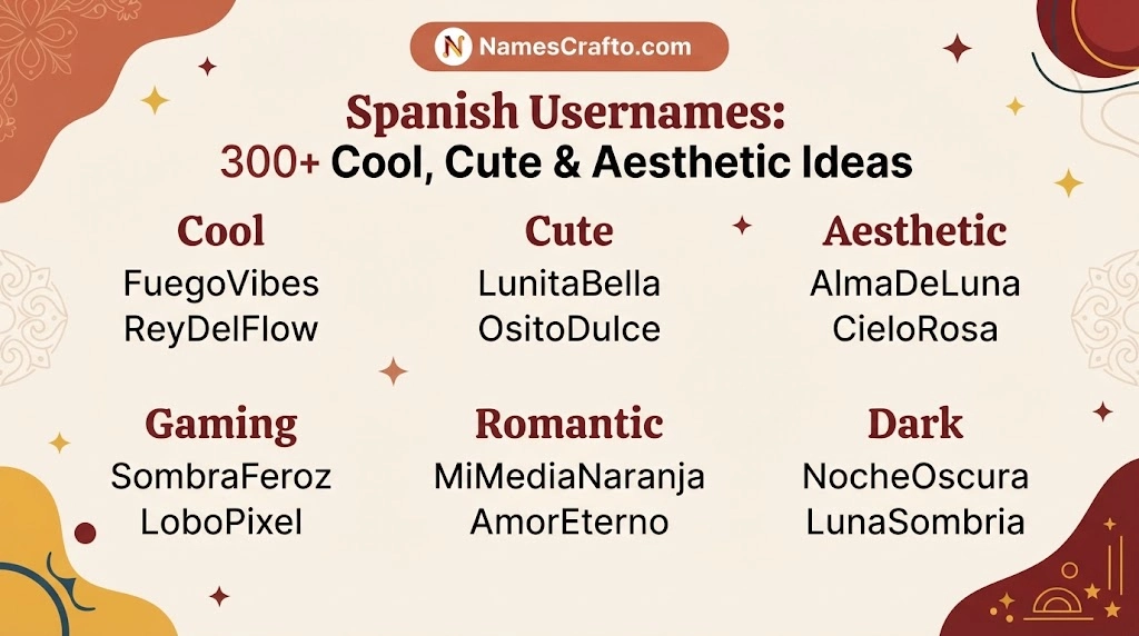 Spanish Usernames