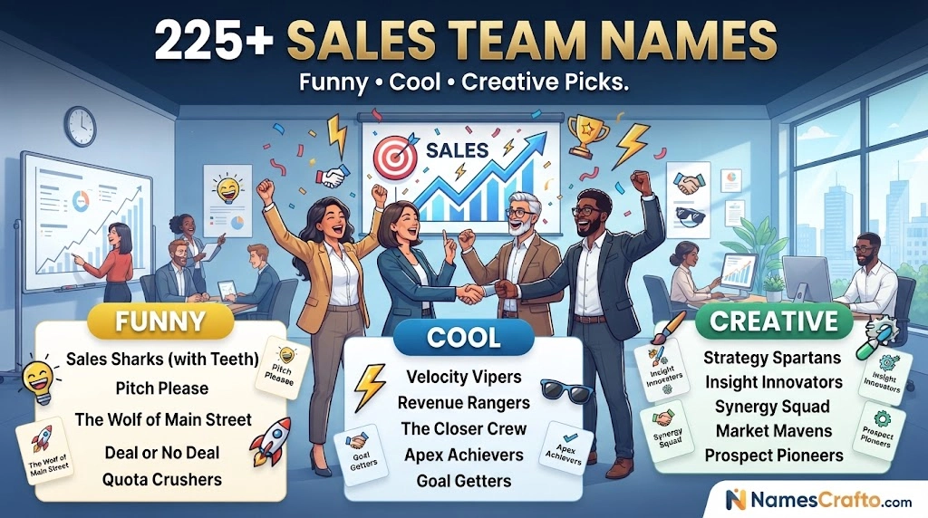 Sales Team Names
