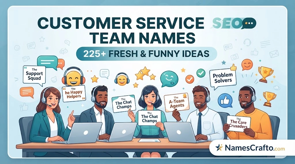 Customer Service Team Names