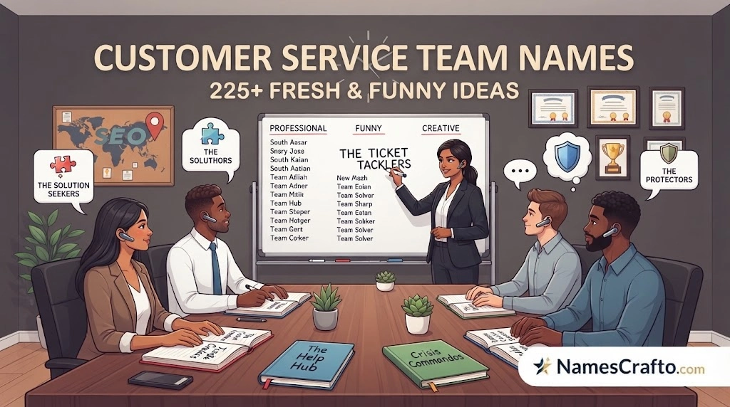 Customer Service Team Names