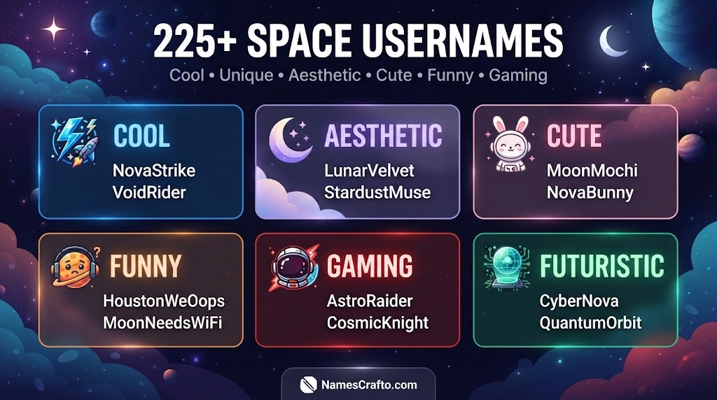 Space Usernames
