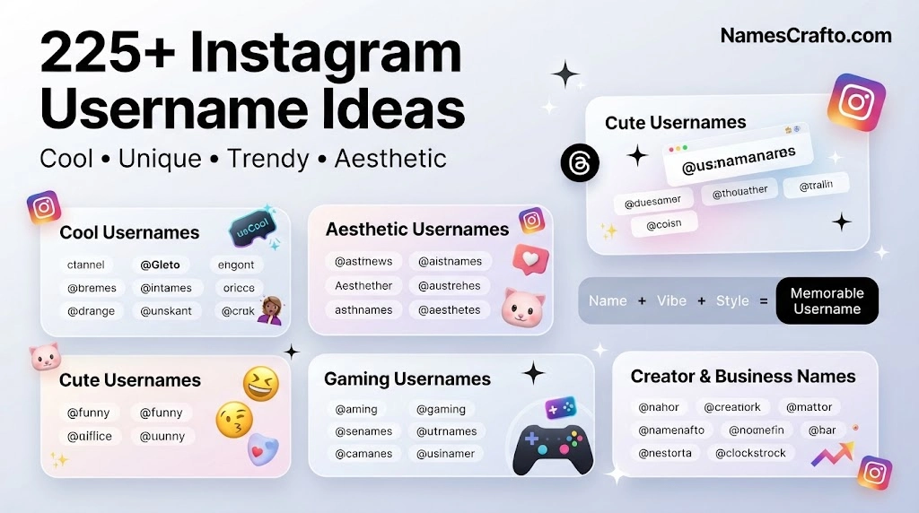 Instagram Username Ideas