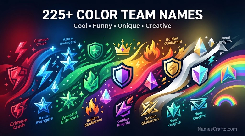 Color Team Names