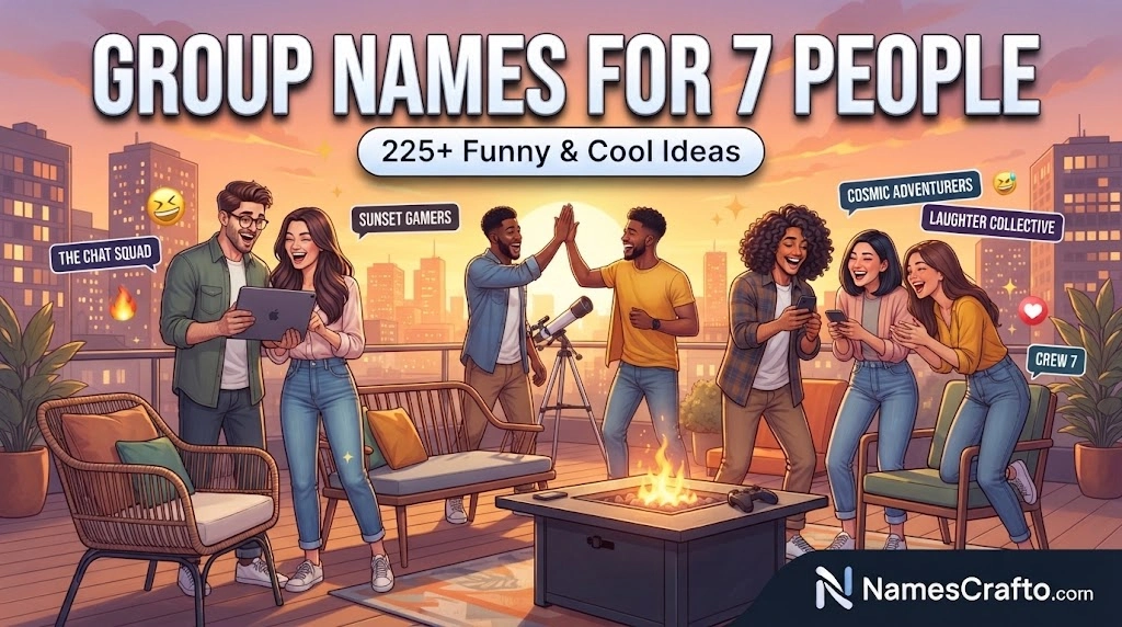 Group Names for 7 People