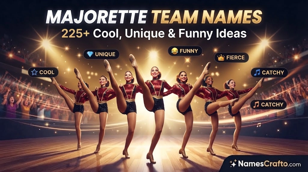 Majorette Team Names