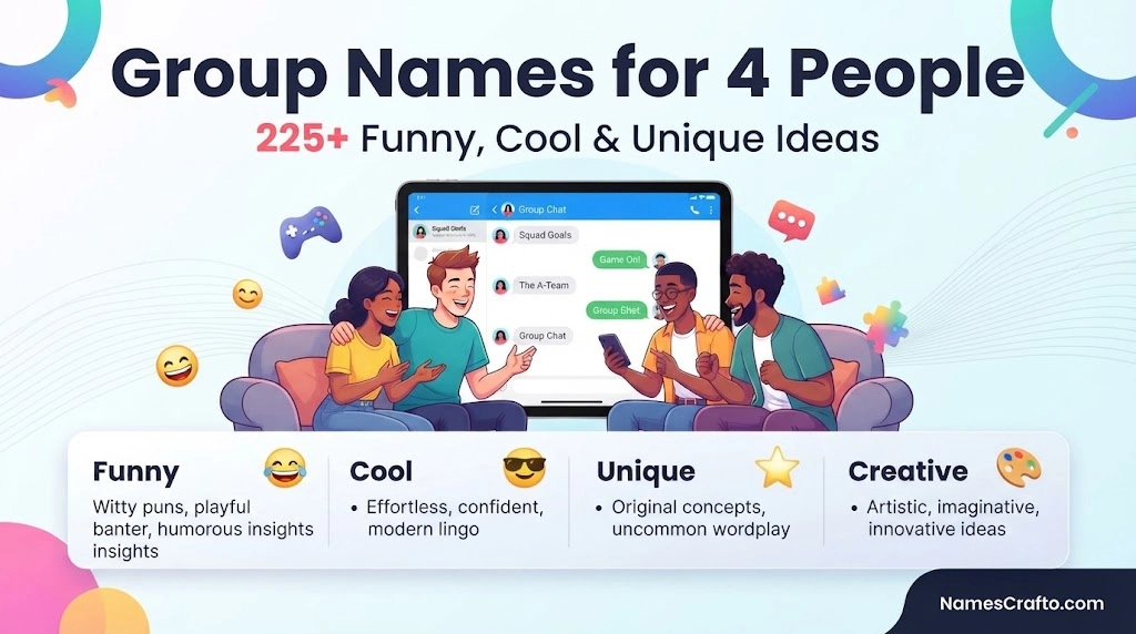 Group Names for 4 People
