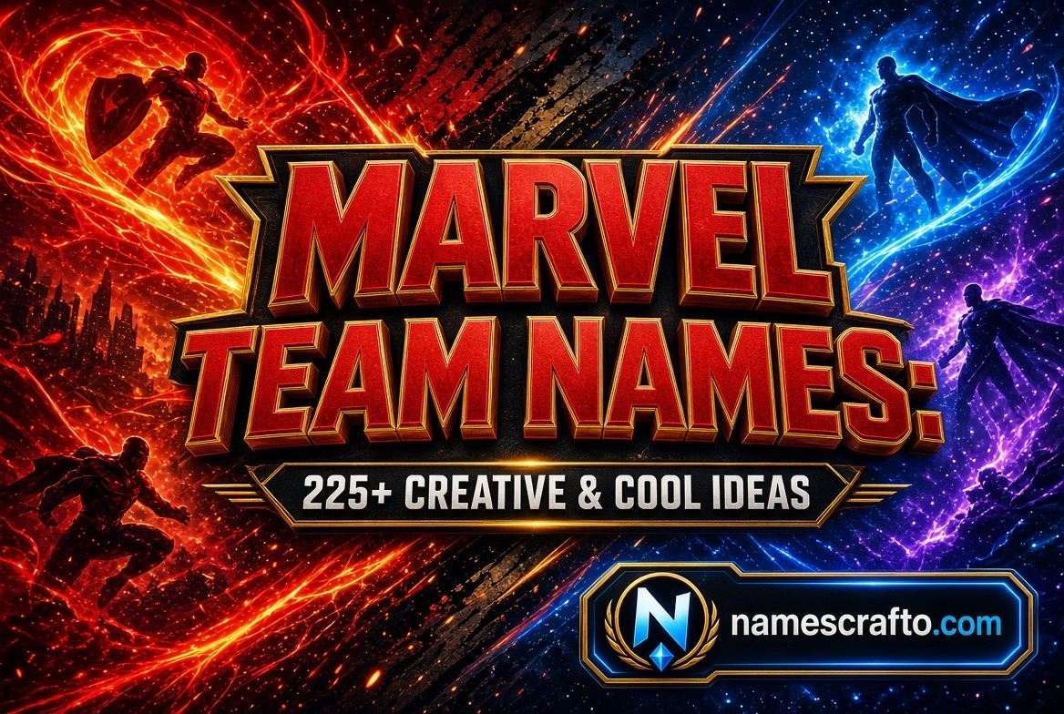 Marvel Team Names
