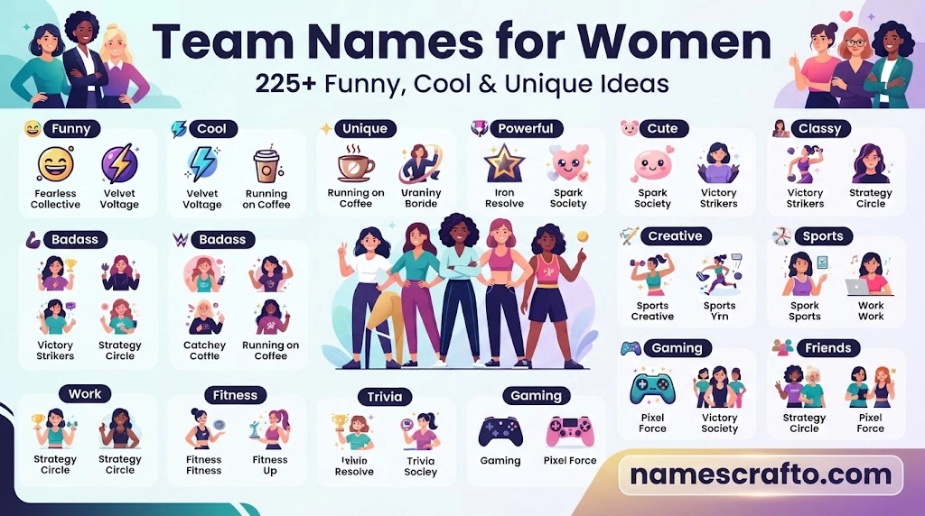 Team Names for Women