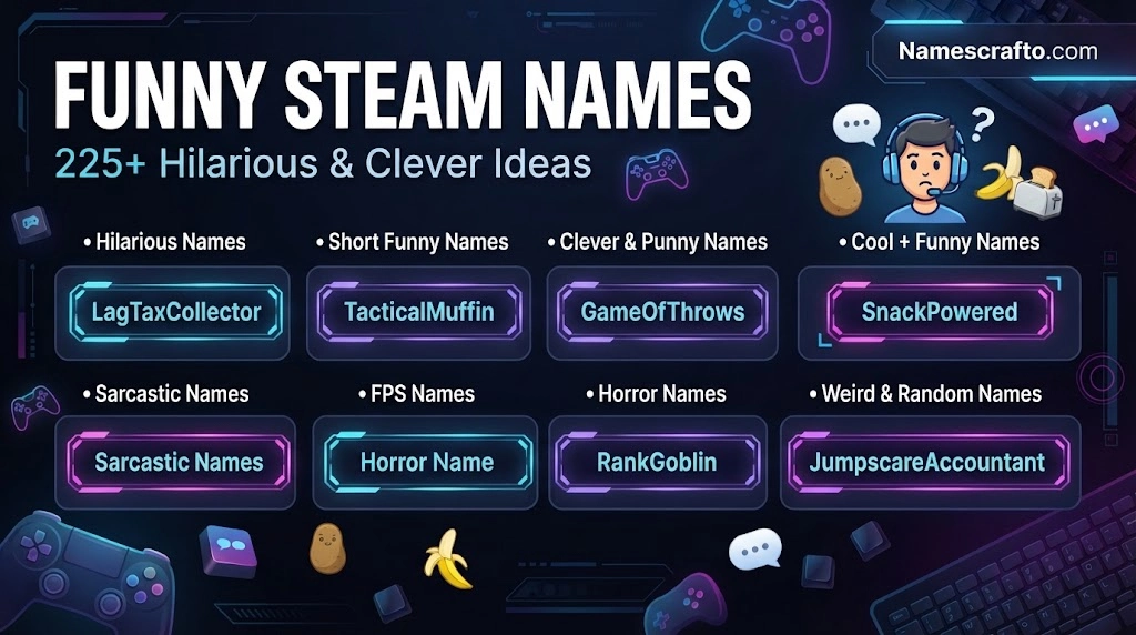 Funny Steam Names
