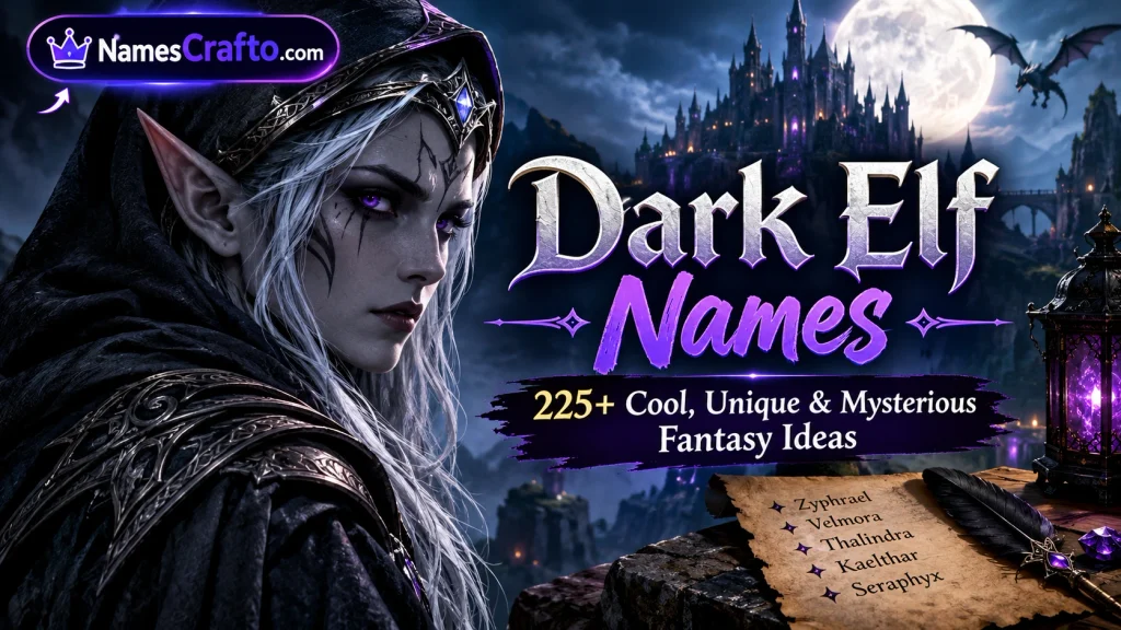 Dark Elf Names