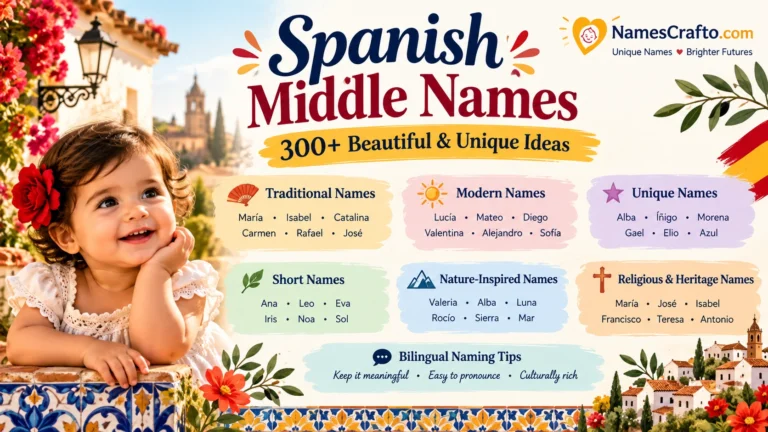 Spanish Middle Names