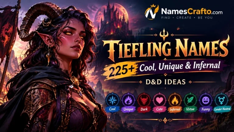 Tiefling Names