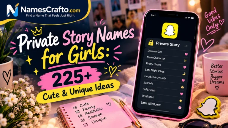Private Story Names for Girls