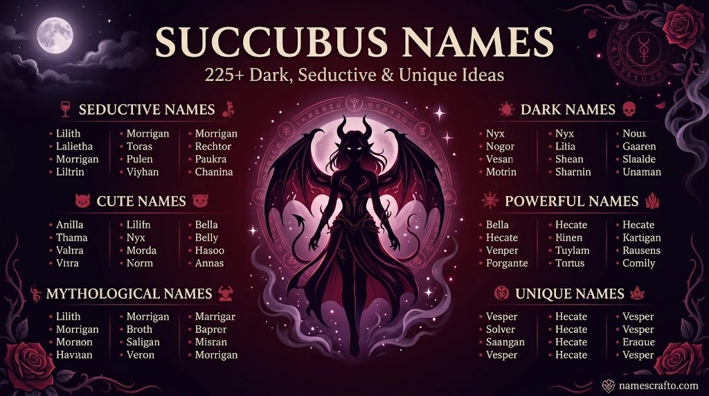 Succubus Names