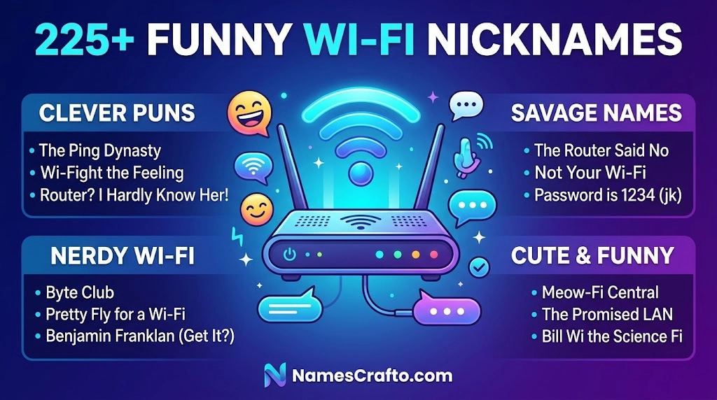 Funny Wi-Fi Nicknames